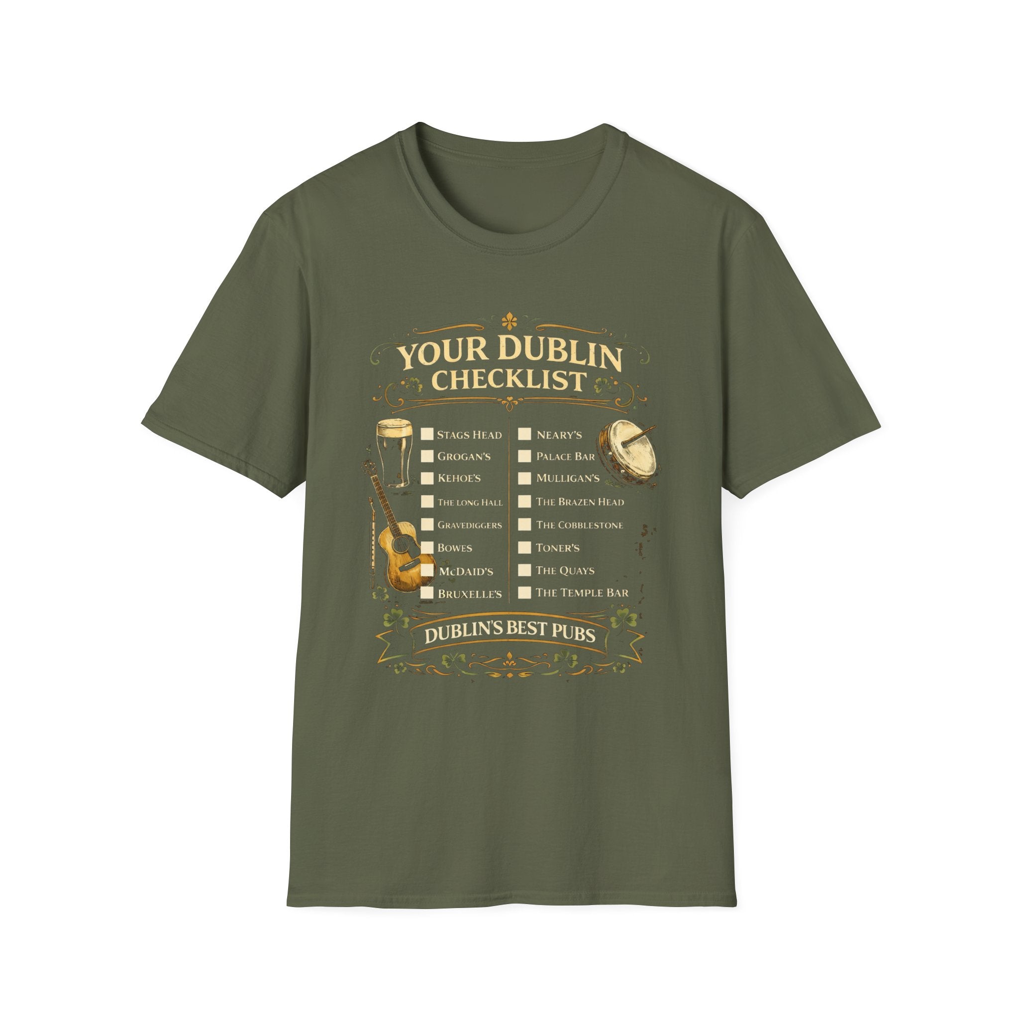 Your Dublin Pub Checklist T-Shirt