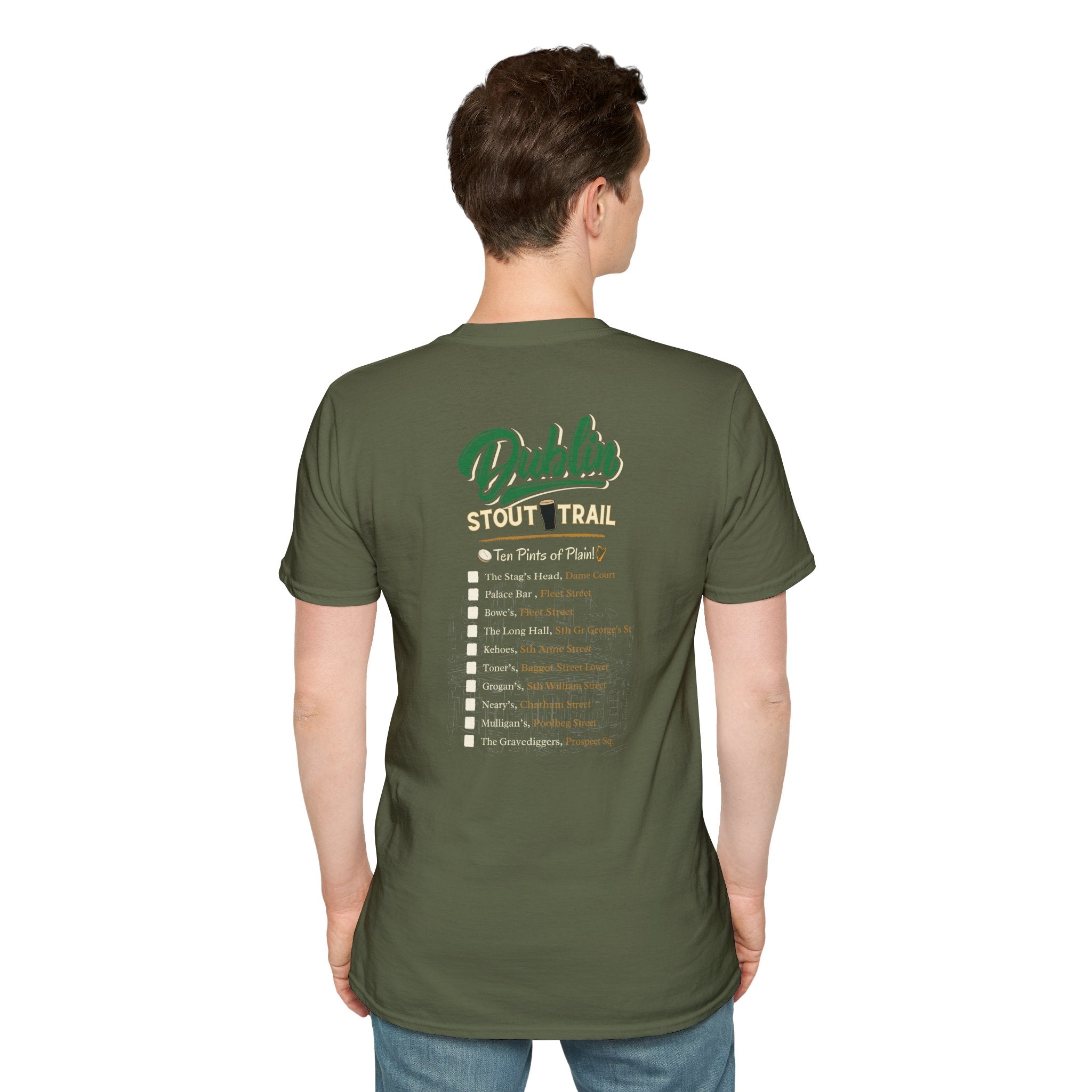 Dublin Stout Trail front & back T-Shirt
