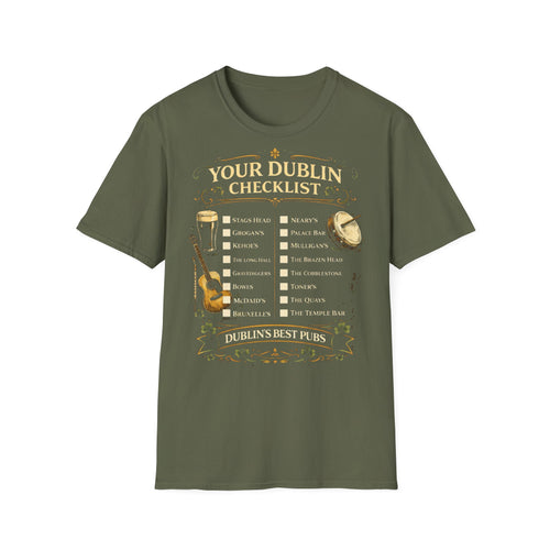 Your Dublin Pub Checklist T-Shirt — EU
