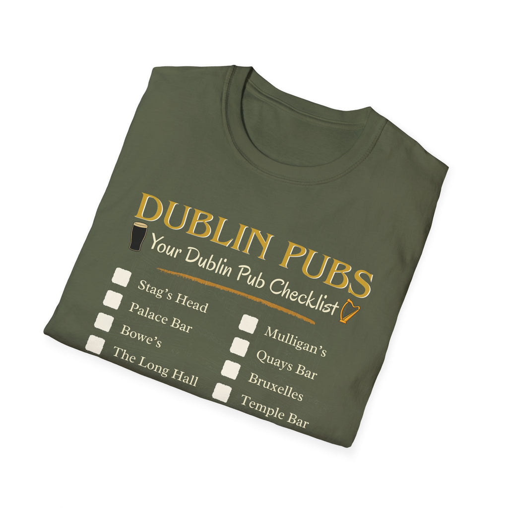 Dublin Pub Checklist T-Shirt