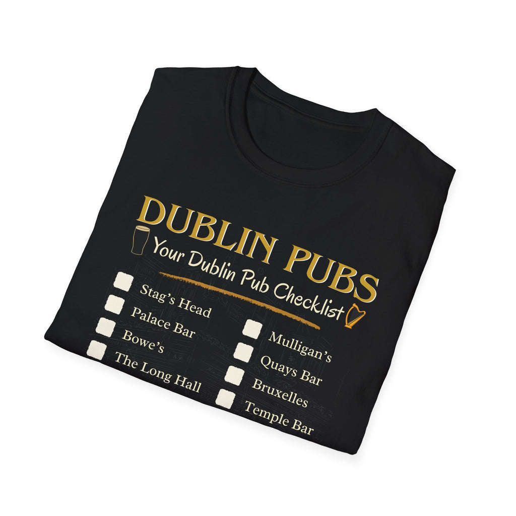 Dublin Pub Checklist T-Shirt