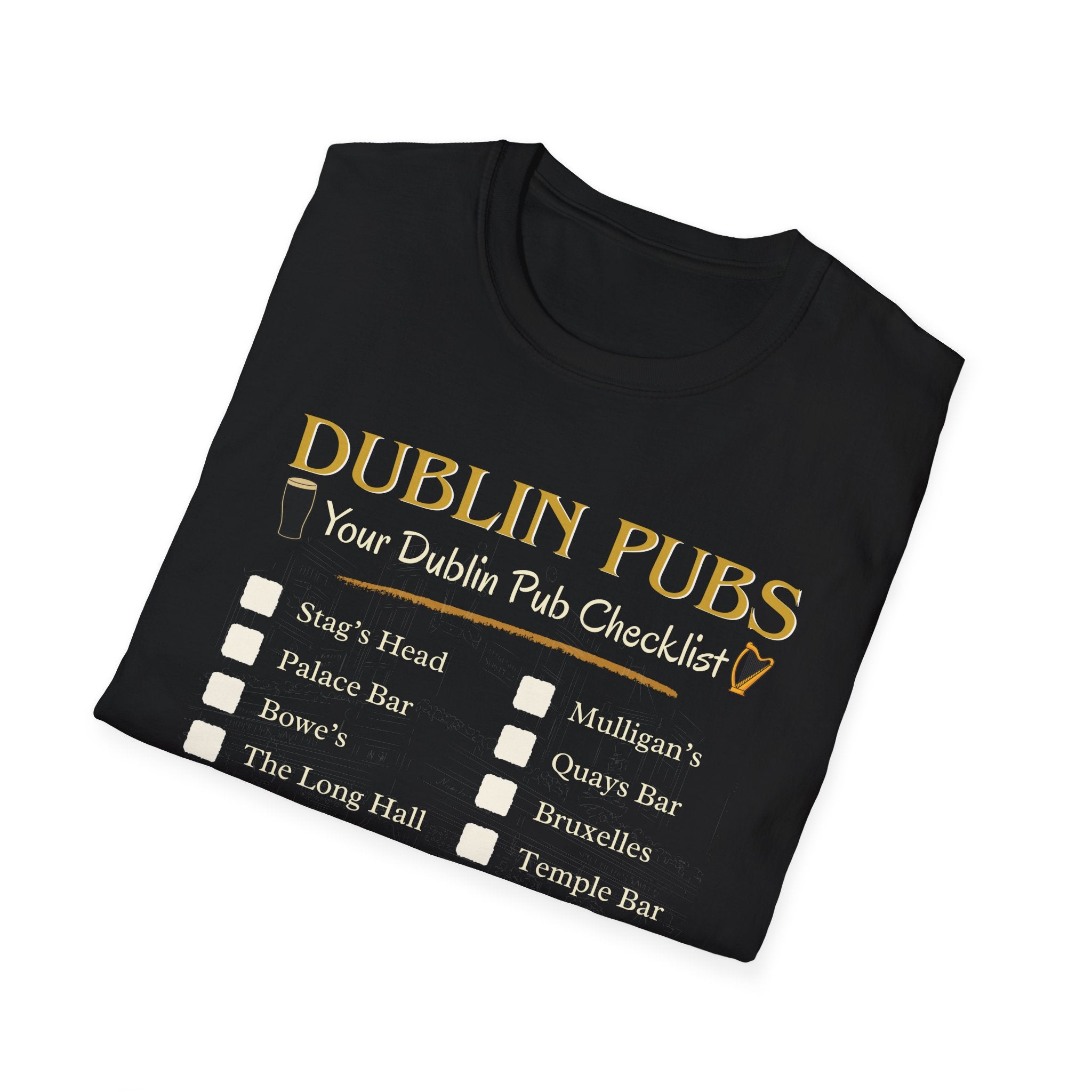 Dublin Pub Checklist T-Shirt