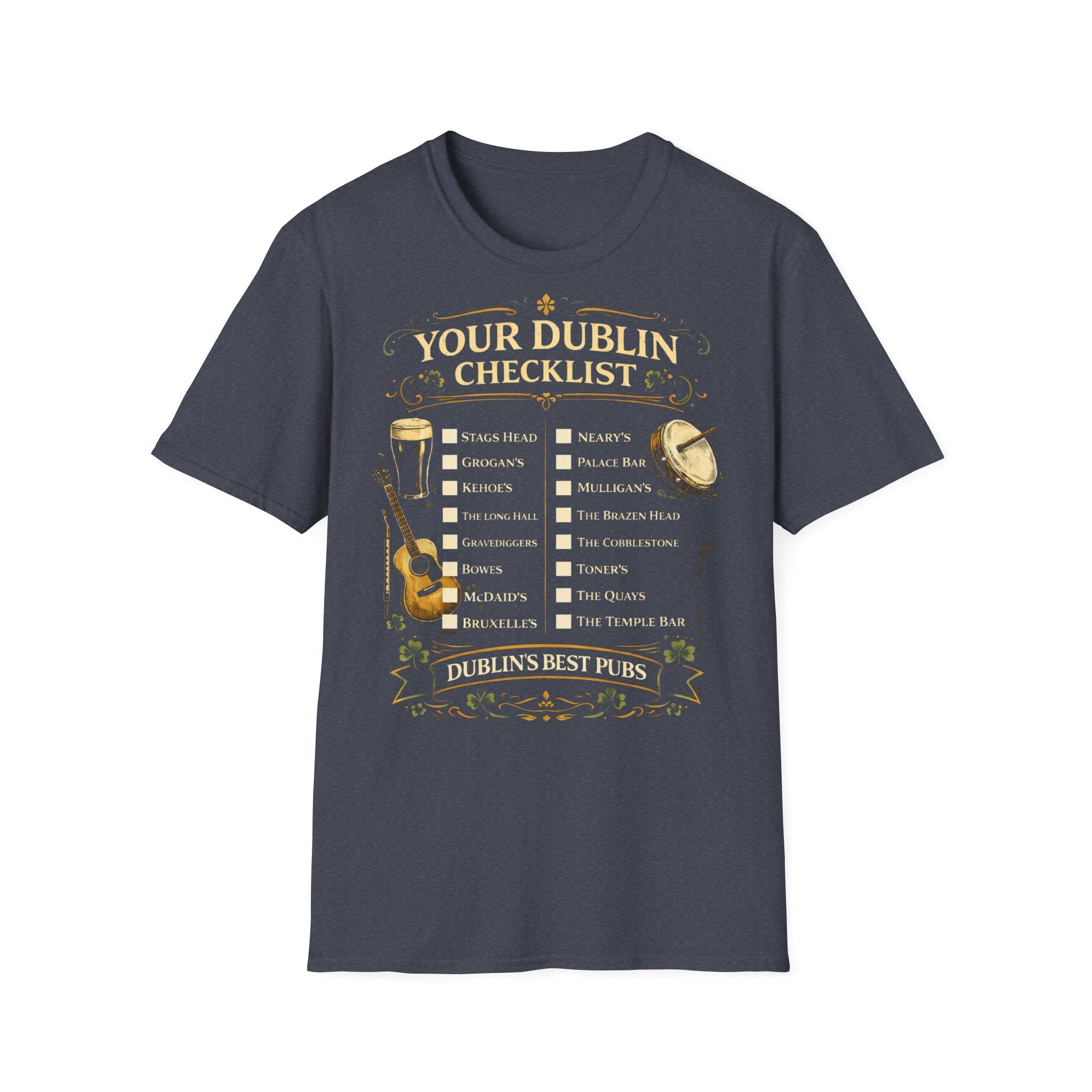 Your Dublin Pub Checklist T-Shirt — EU