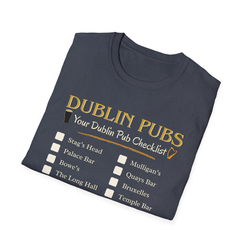Dublin Pub Checklist T-Shirt