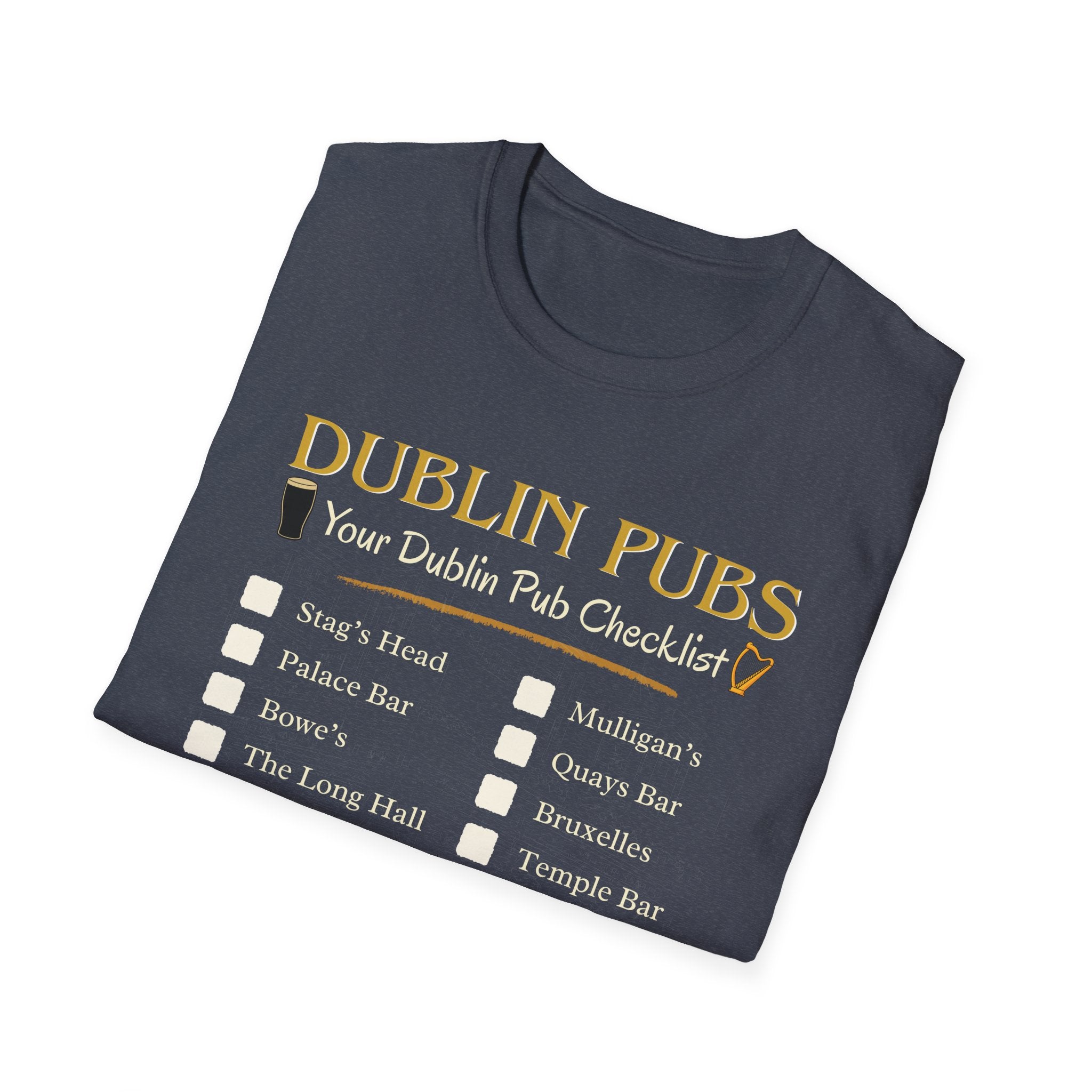 Dublin Pub Checklist T-Shirt