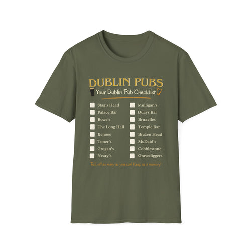 Dublin Pub Checklist T-Shirt