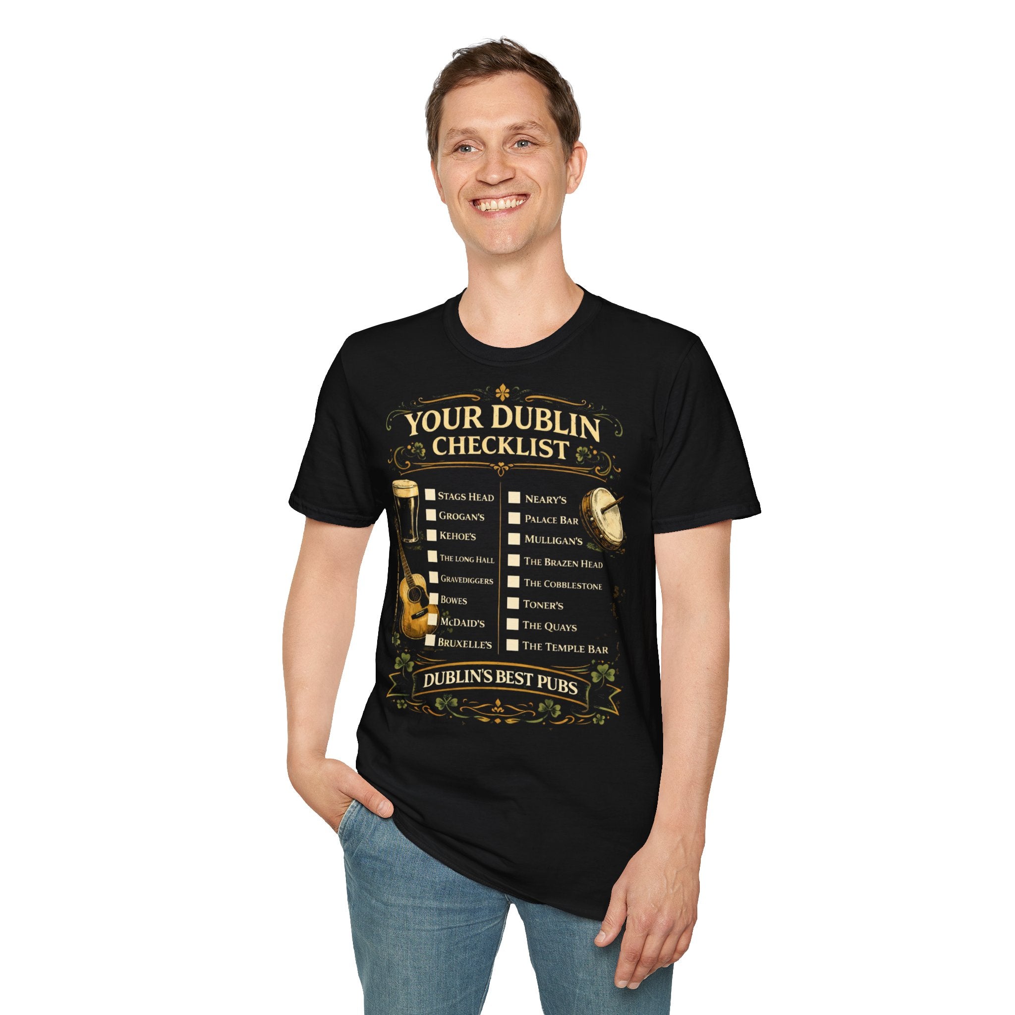 Your Dublin Pub Checklist T-Shirt — EU