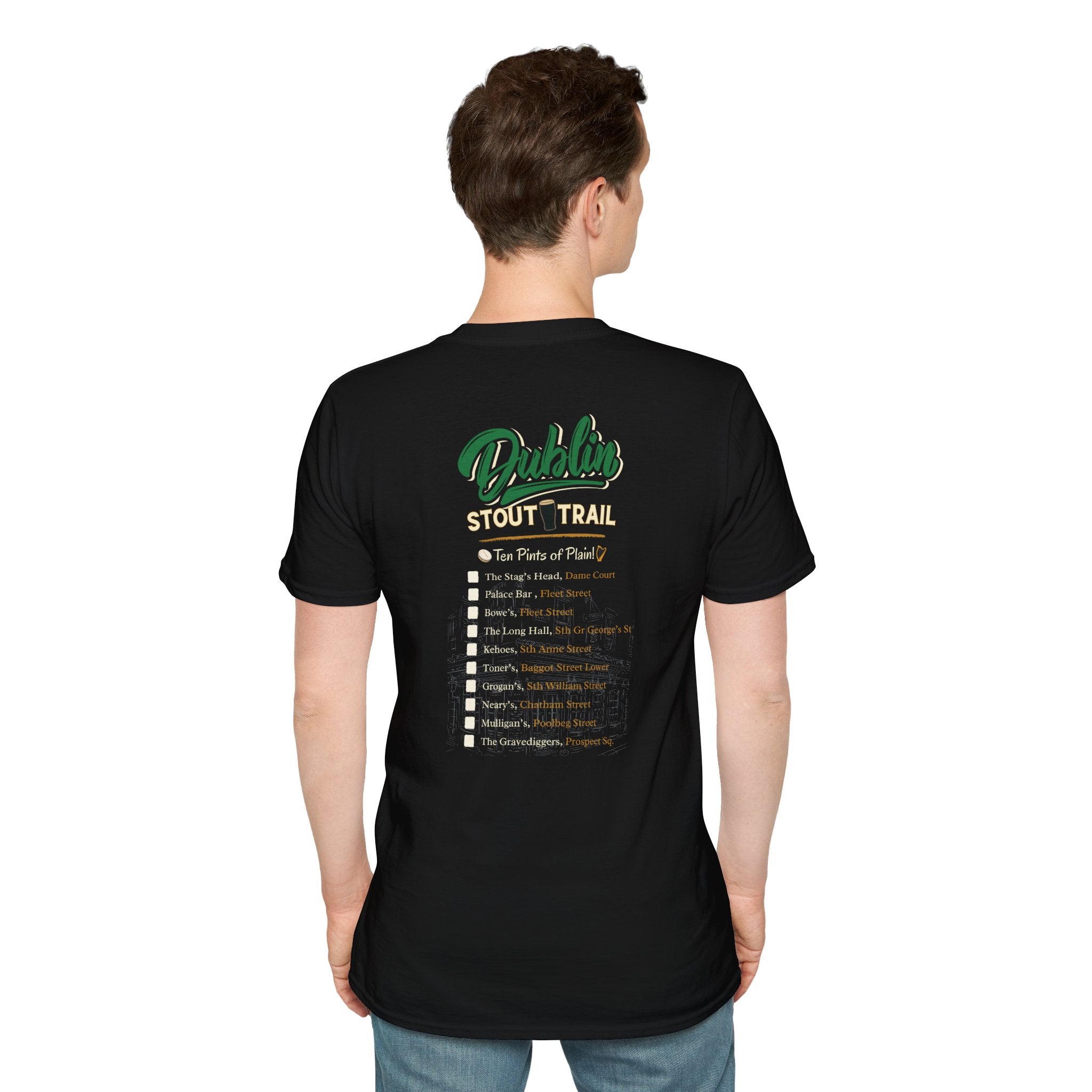 Dublin Stout Trail front & back T-Shirt